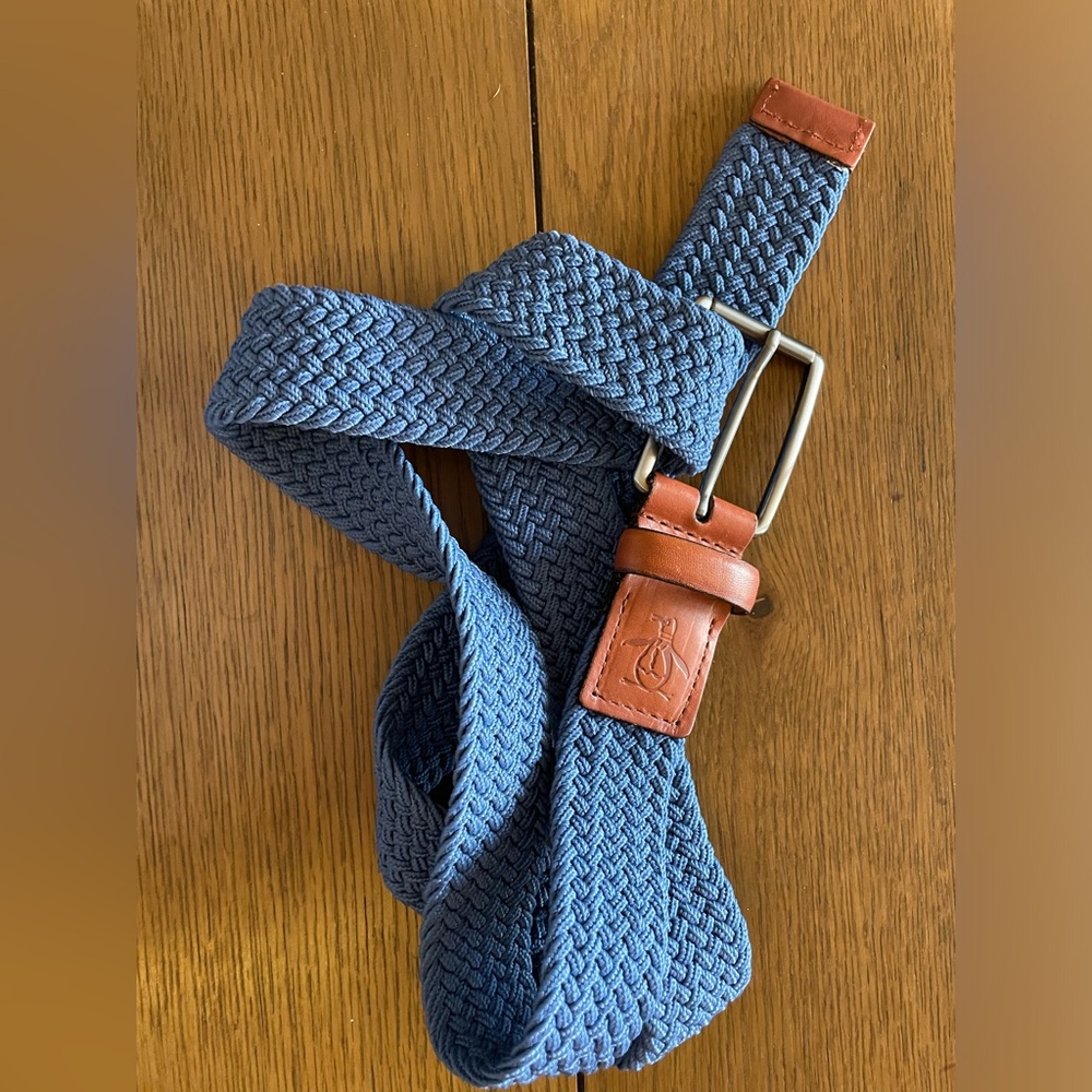 Original Penguin Men's Woven Belt